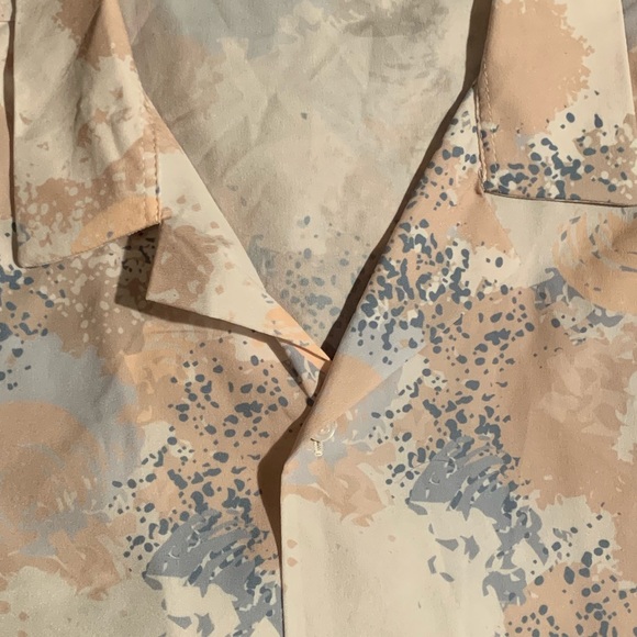 Mens Boohoo Champagne Short Sleeve Shirt - Picture 3 of 5